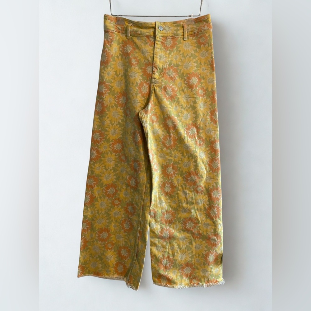Zara The Marine Straight Sunflower Jeans Trending ASO Blackish Size 12 - Picture 3 of 10